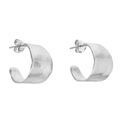 Tomfoolery Ines Silver Hoop Earrings Discount