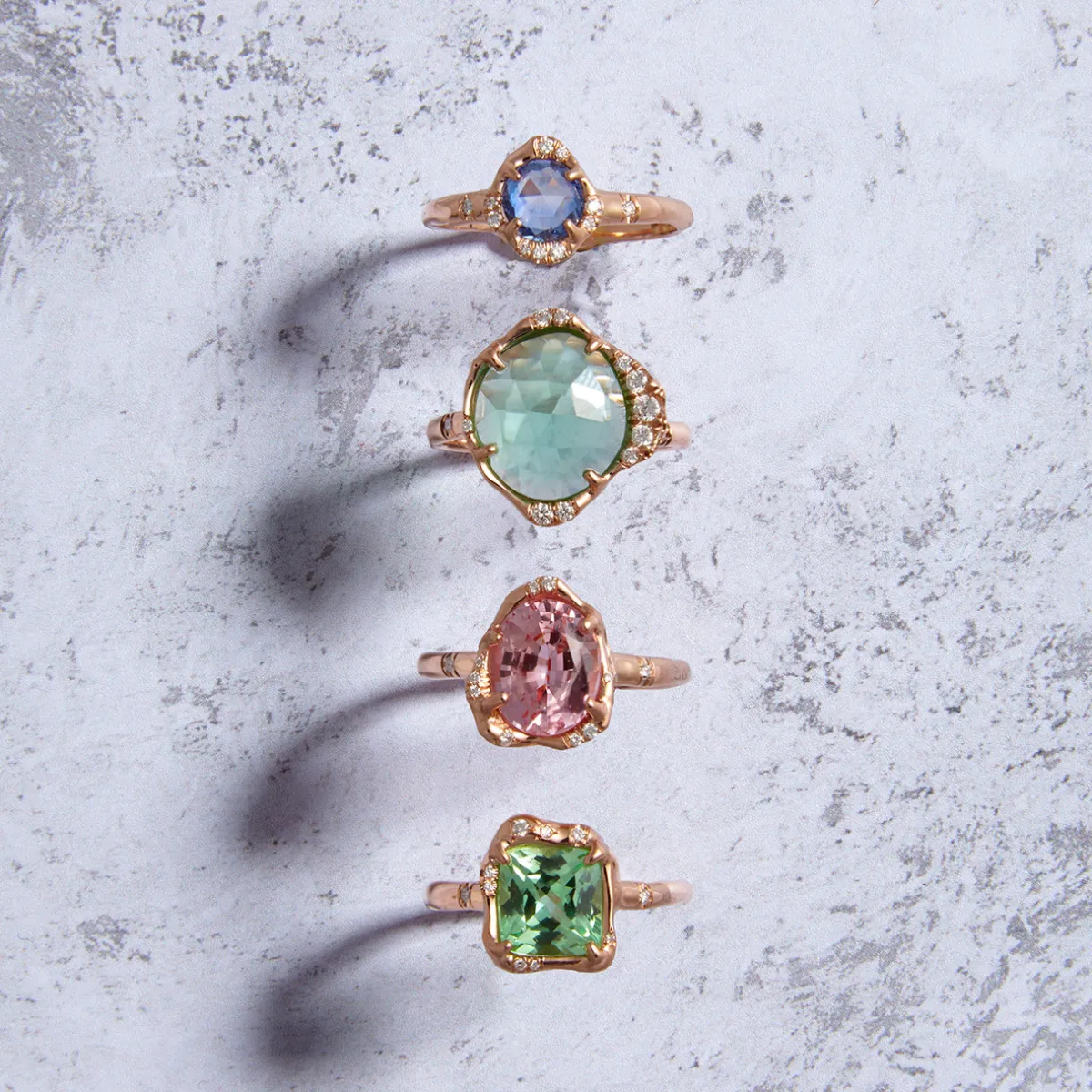 Tomfoolery Infinite Love Blue Sapphire Ring Clearance
