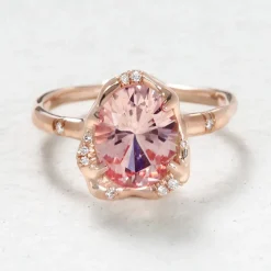 Tomfoolery Infinite Love Pink Lab Sapphire Ring Discount