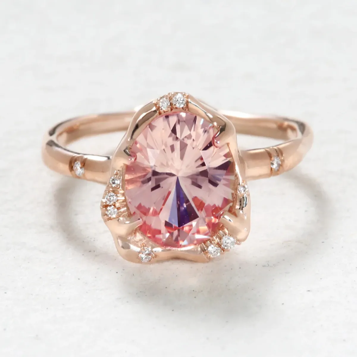 Tomfoolery Infinite Love Pink Lab Sapphire Ring Discount