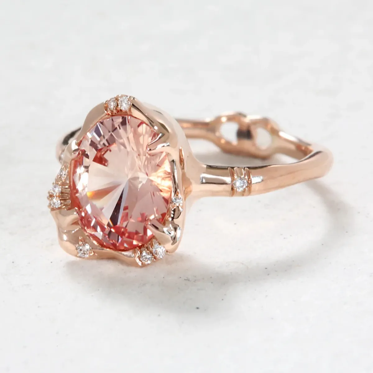 Tomfoolery Infinite Love Pink Lab Sapphire Ring Discount