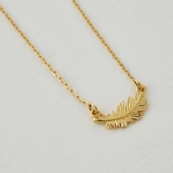Tomfoolery In-Line Plume Necklace Sale