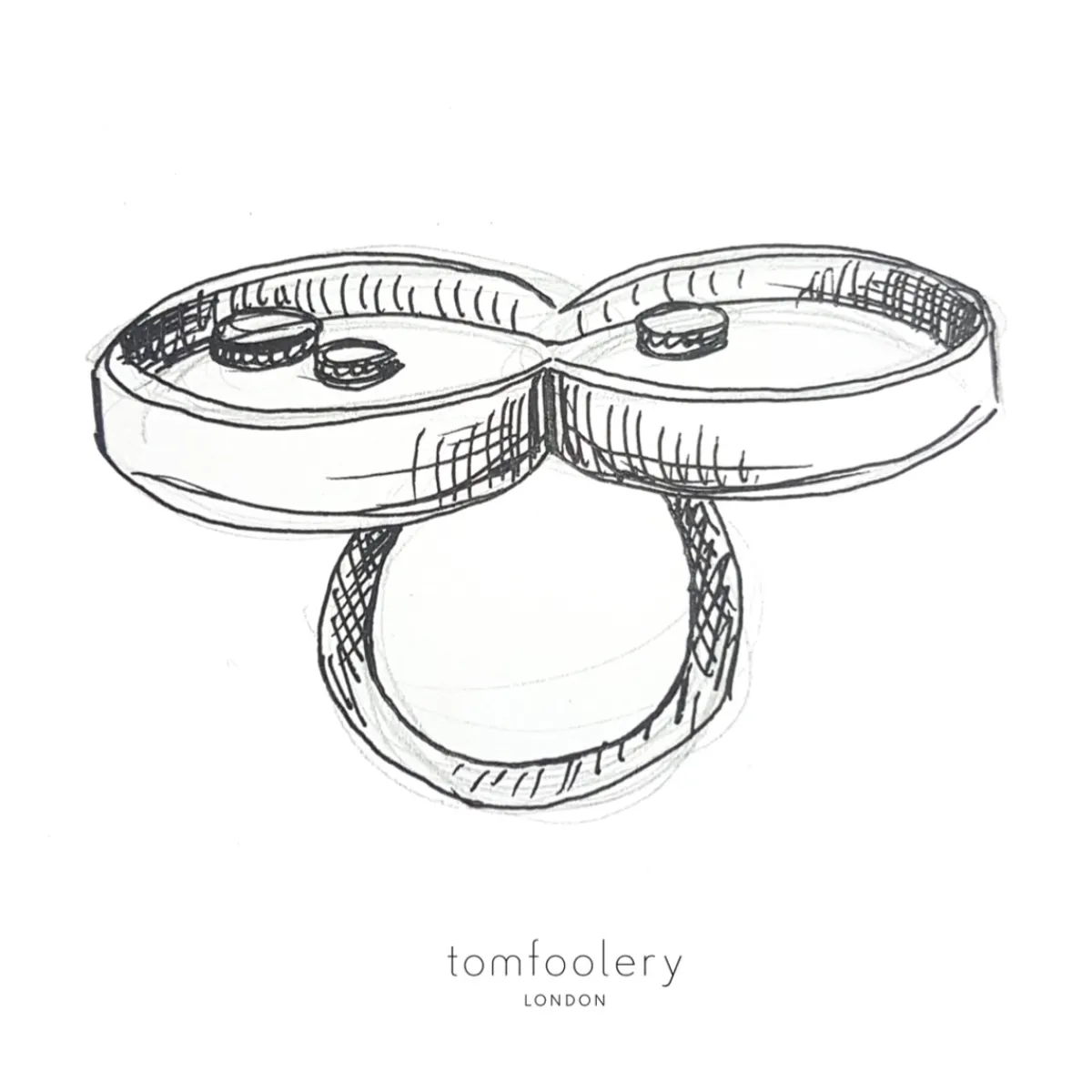 Tomfoolery ‘Intersecting Circles’ Art Ring Sale