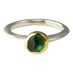 Tomfoolery Irregular Green Amethyst Stacking Ring Online