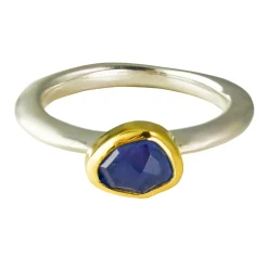 Tomfoolery Irregular Tanzanite Stacking Ring Sale