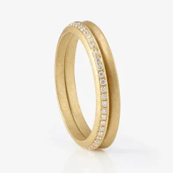 Tomfoolery Ivana Diamond Eternity Ring Hot