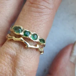 Tomfoolery Journey Treasure Emerald Ring Discount