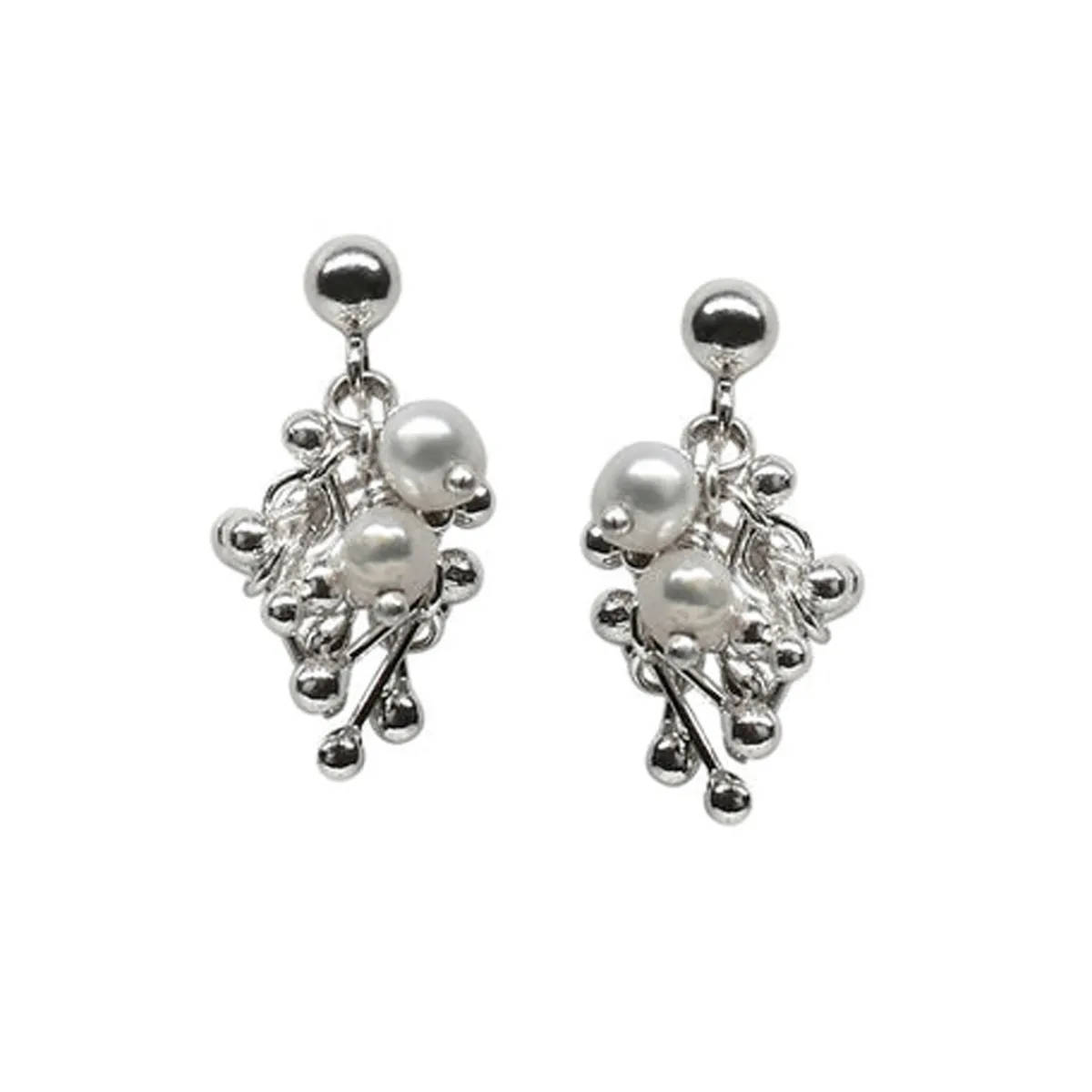 Tomfoolery Joy Pearl Cluster Earrings Sale