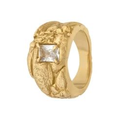 Tomfoolery Kai Gold & White Sapphire Ring Sale