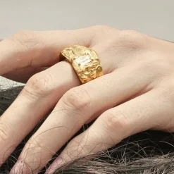 Tomfoolery Kai Gold & White Sapphire Ring Sale