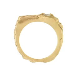 Tomfoolery Kai Gold & White Sapphire Ring Sale