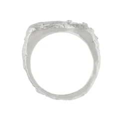 Tomfoolery Kai Silver & White Sapphire Ring Hot