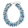 Tomfoolery Kantha Azure Beaded Karita Necklace Best