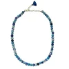 Tomfoolery Kantha Azure Classic Beaded Necklace Sale