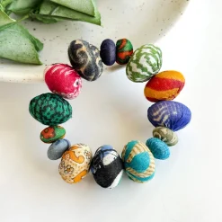 Tomfoolery Kantha Coterie Beaded Bracelet Clearance