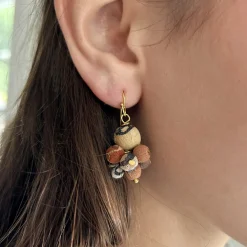 Tomfoolery Kantha Desertscape Beaded Drop Earrings Online