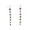 Tomfoolery Kantha Milieu Linear Drop Earrings Discount