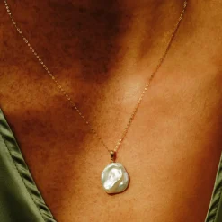 Tomfoolery Keshi Pearl Pendant New