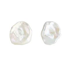 Tomfoolery Keshi Pearl Studs Discount