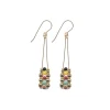 Tomfoolery Klimt Gold Stack Earrings Fashion