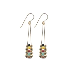 Tomfoolery Klimt Gold Stack Earrings Fashion
