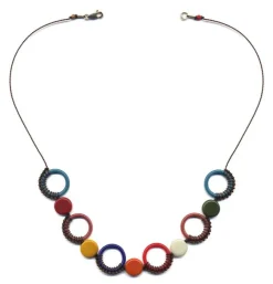 Tomfoolery Knitted Circles Necklace Best