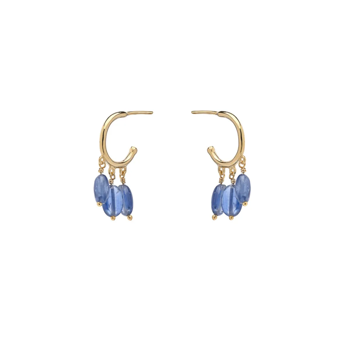 Tomfoolery Kyanite Gemstone Rain Hoops Hot