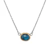 Tomfoolery Kyanite Petite Crescent Rim Pendant Discount