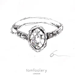 Tomfoolery Lab Yellow Diamond III Art Ring Best