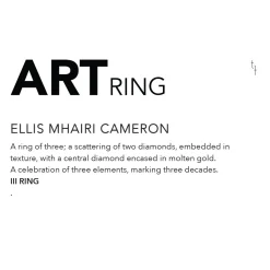 Tomfoolery Lab Yellow Diamond III Art Ring Best