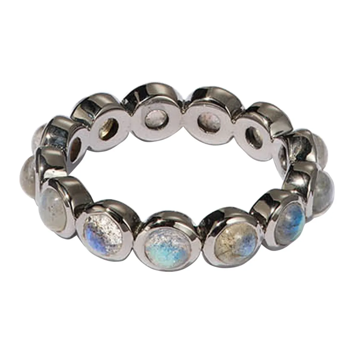 Tomfoolery Labradorite Mini Dot Eternity Band New