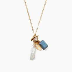 Tomfoolery Labradorite Mix Voyage Necklace Hot