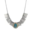 Tomfoolery Labradorite Square Pivot Necklace Sale