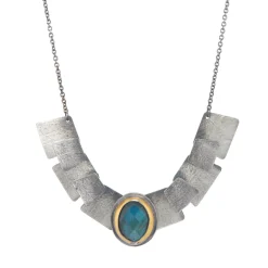 Tomfoolery Labradorite Square Pivot Necklace Sale