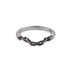 Tomfoolery Laetitia Stacking Ring in Silver Discount