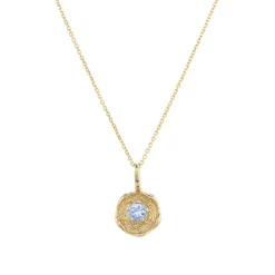 Tomfoolery Lagoon Sapphire Charm Necklace Best