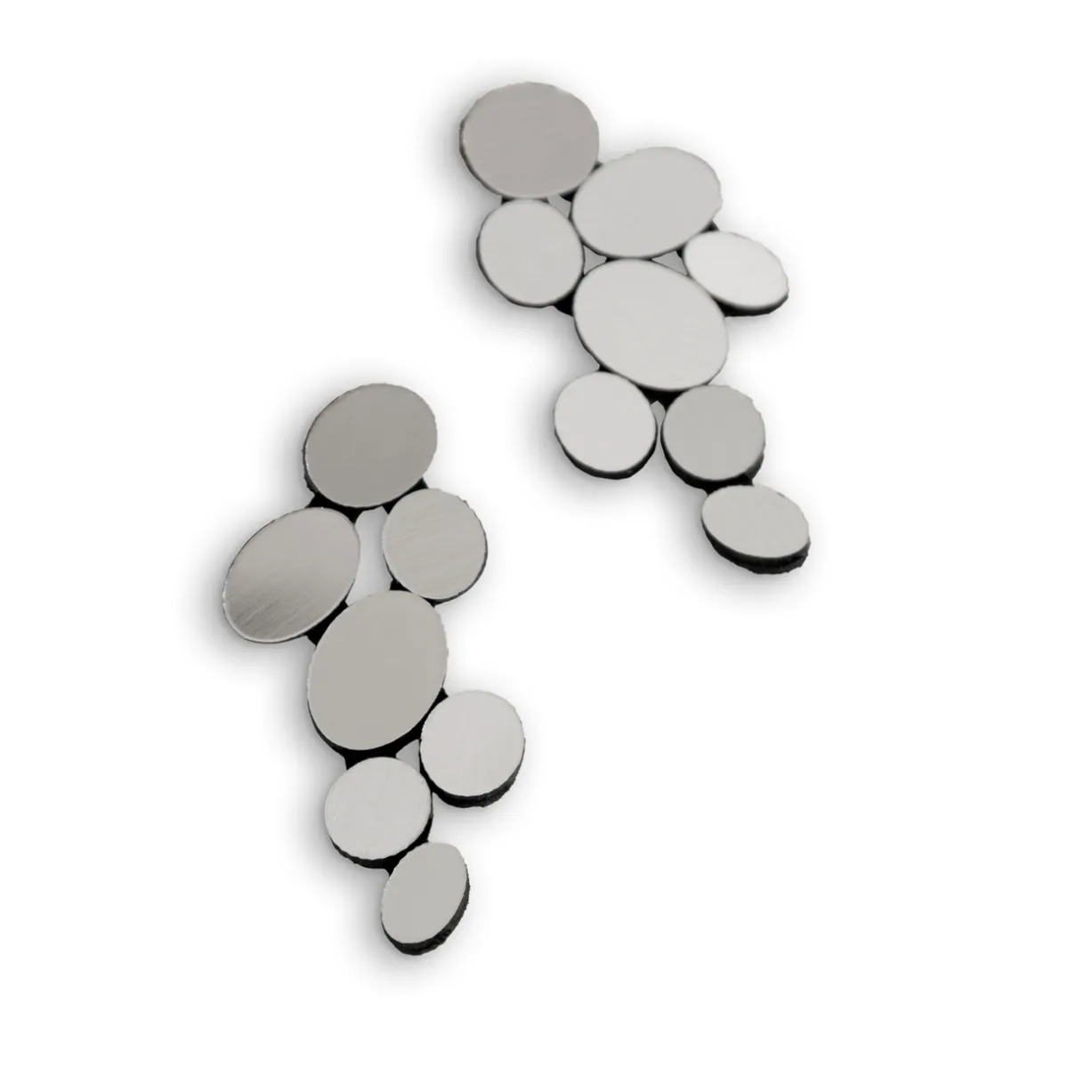 Tomfoolery Large Acrylic Reflections Earrings Hot