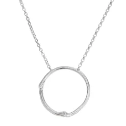 Tomfoolery Large Bamboo Hoop Necklace Clearance