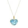 Tomfoolery Large Irregular Aquamarine Pendant Hot
