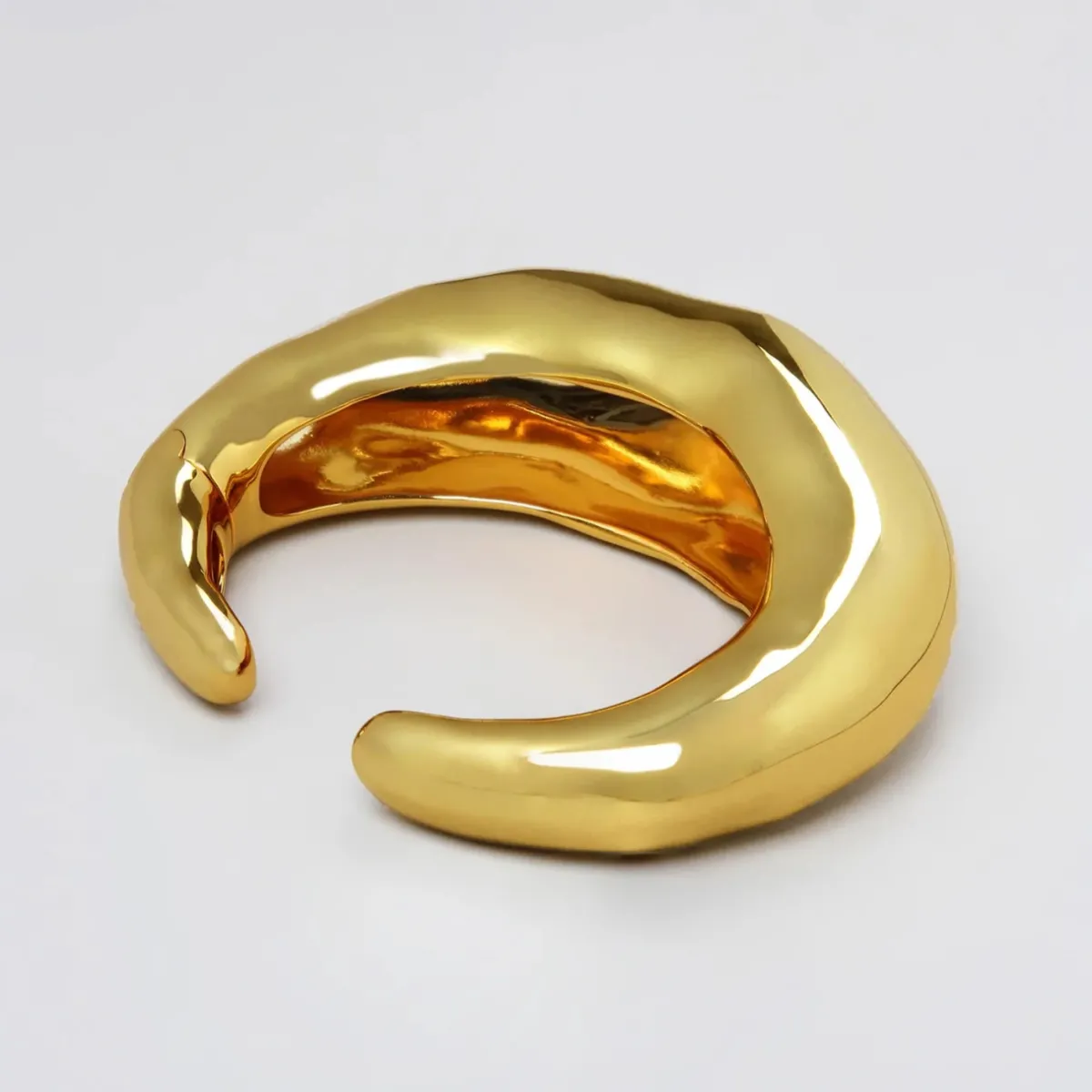 Tomfoolery Large Molten Hinged Cuff New
