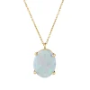 Tomfoolery Large Opal Pendant Necklace Clearance