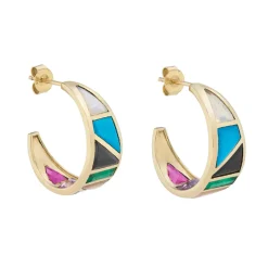 Tomfoolery Large Rainbow Tableau Hoops Online
