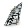 Tomfoolery Large Silver & Black Futurist Ring Sale