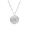 Tomfoolery Large Silver Sun & Moon Reversible Disc Pendant Best