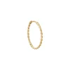 Tomfoolery Large Twist 9ct Yellow Gold Round Clicker Hoops Sale