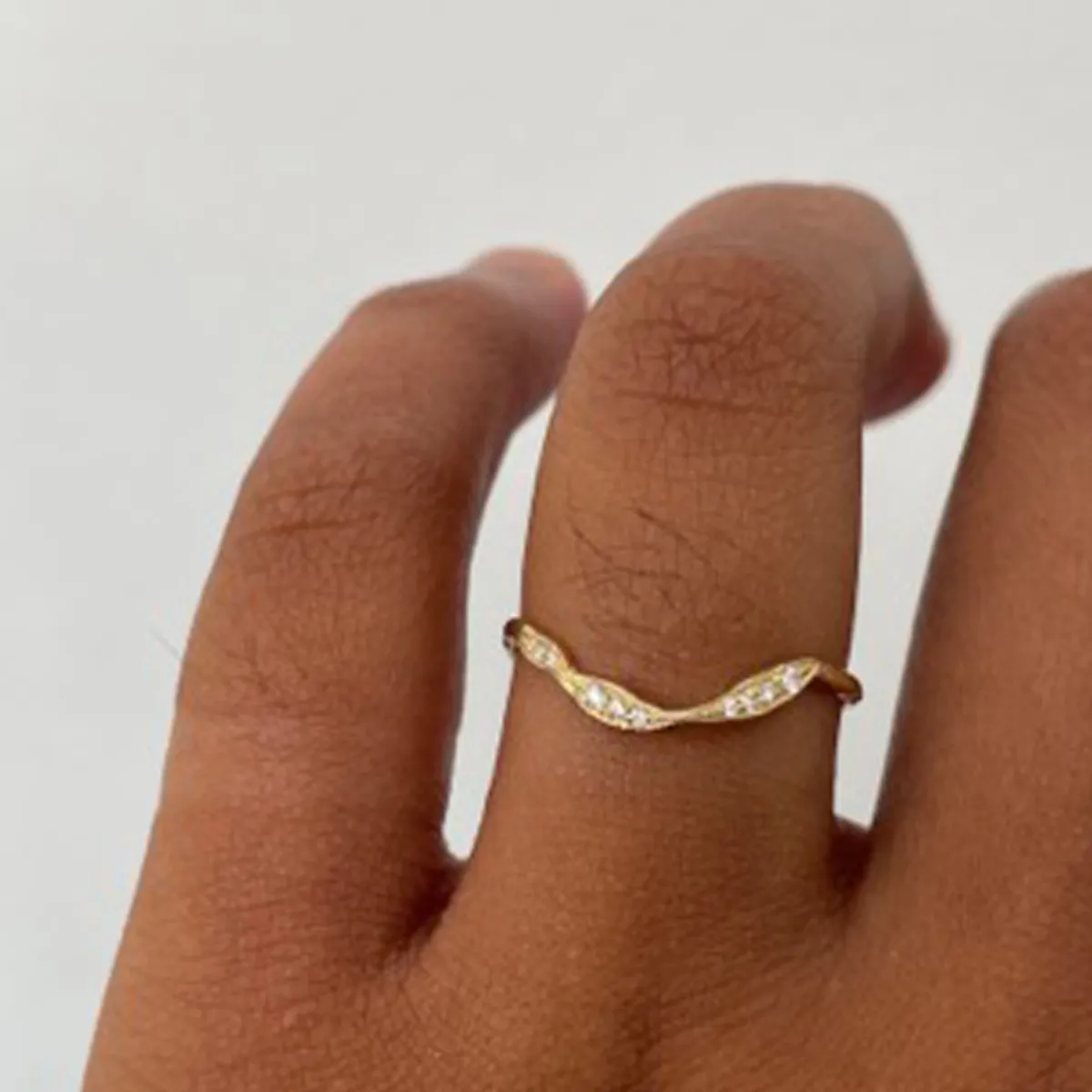 Tomfoolery Lava Ribbon Ring New