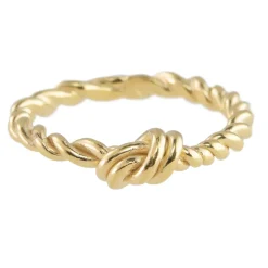 Tomfoolery Layla Gold Twisted Stacking Ring Sale