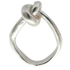 Tomfoolery Layla Knot Ring Silver Clearance