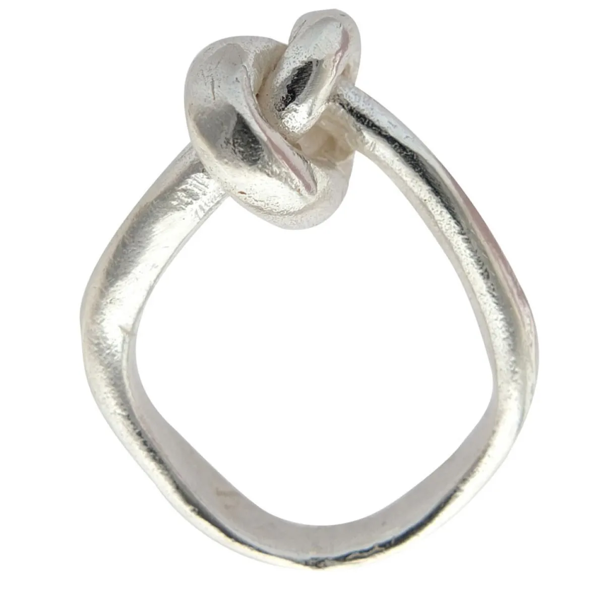 Tomfoolery Layla Knot Ring Silver Clearance