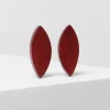Tomfoolery Leaf clip-on earrings Outlet